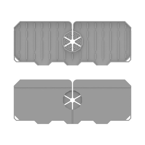 Silicone Sink Mat Sink Splashback Bathroom Kitchen Faucet Back Splashback Drain Pad Faucet Absorbent Pad