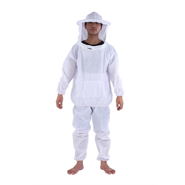 Professional Beekeeper Protective Suit Beekeeping Equipment Hooded Jacket   Pants