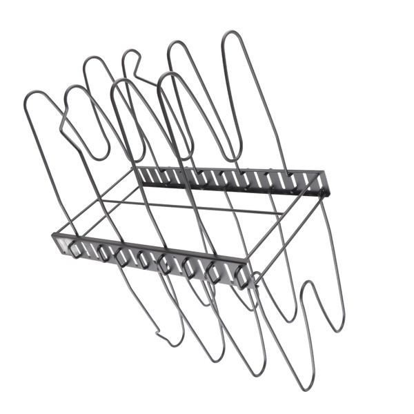 Pot Lid Rack Adjustable Iron Wire Multifunctional Utensil Pan Lid Holder Organizer for Kitchen Countertop