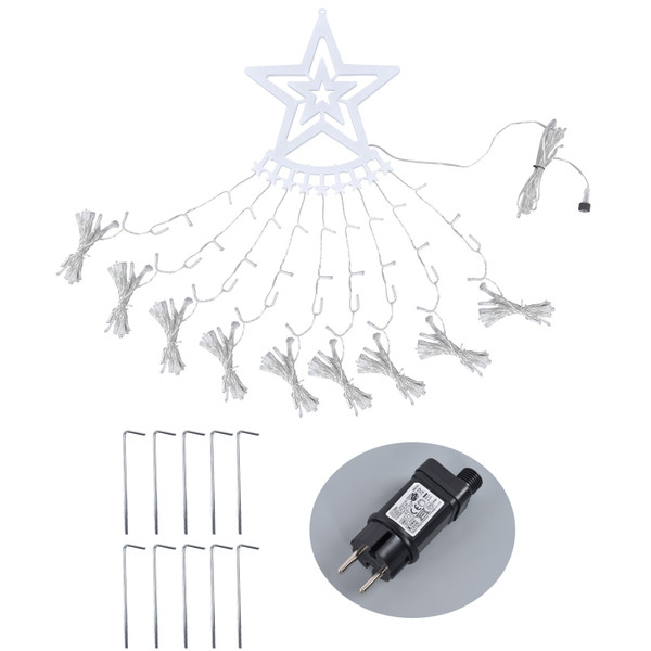 LED Star String Light Christmas Tree String Light Outdoor Decoration Light