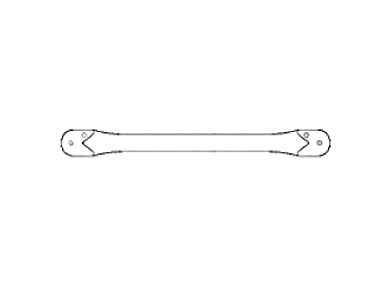 [通拓商品]Tube #6 (barre de contreventement) 38CL : 5x6/5x8/5x10/5x12
