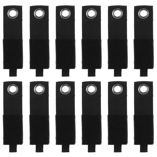 12PCS Heavy Duty Cable Storage Straps Extension Cord Holder Hook Loop Organizer Hanger