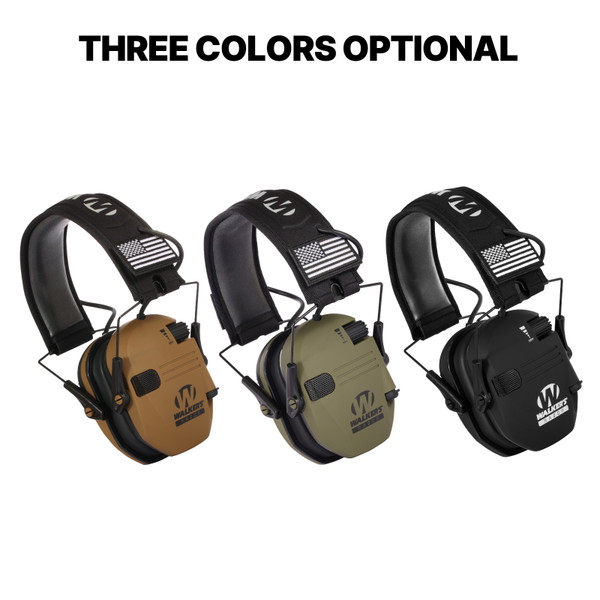 Earmuffs Active Headphones for Shooting Electronic Hearing protection Ear protect Noise Reduction Active Hunting Headphone Hearing Protection Headset Foldable