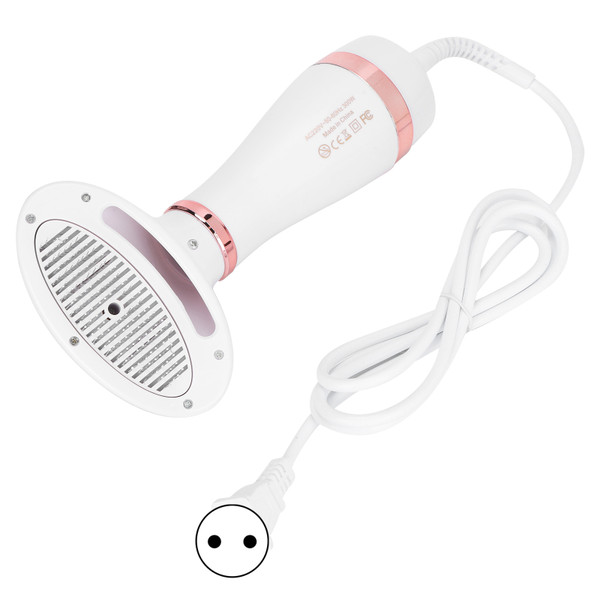 Pet Hair Dryer Portable Beauty Dryer 2 in 1 Pet Grooming Hair Dryer Adjustable Temperature for Small and Medium Dogs CatsEU Plug 220V Gold