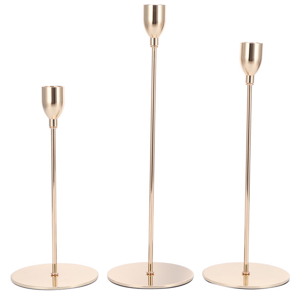 Single Head Candlestick Candle Holder Stand Home Table Decorative Ornament Wedding Decoration