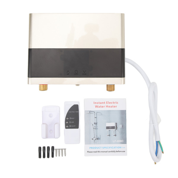 Instant Water Heater Electric Instantaneous Hot Water Heater for Home Kitchen Indoor   4000w