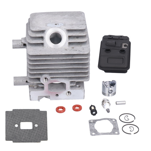 Cylinder Piston Exhaust Muffler Gasket Kit Fit for Stihl FS75 FS80 FS85 Brush Cutter Trimmer