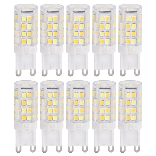 10PCS G9 220V LED Lamp Dimmable Ceramic LED Bulb Replace Halogen Lamp for Chandelier
