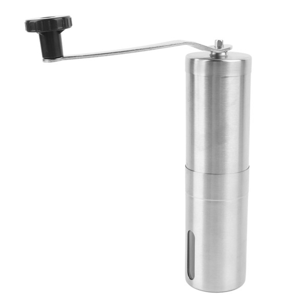 Manual Coffee Bean Grinder Stainless Steel Hand Coffee Mill for Home Office Outdoor