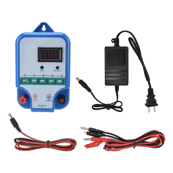 P4 Electric Fence Charger Solar Fence Charger 3‑15km for Preventing Wild Animals Intruding CN DC 180‑240V