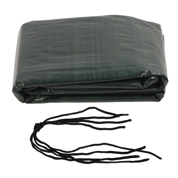 2 Seater Outdoor Swing Cover Sunscreen Rainproof PE Patio Swing Chair Cover with Double Zipper