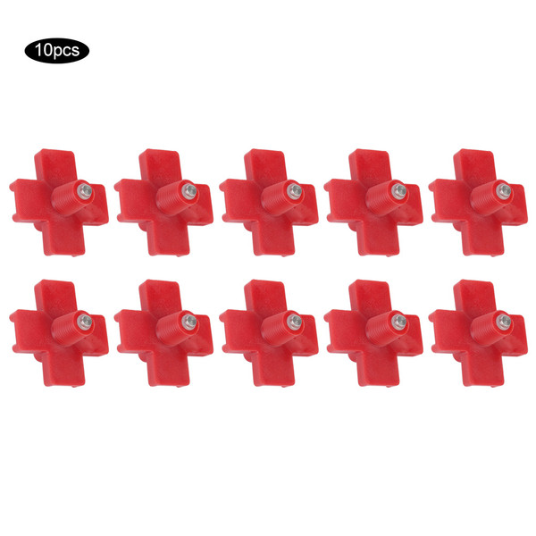 10Pcs Chicken Drinker Automatic Water Nipple Drinking Tool Farming Equipment Red