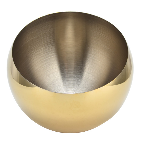 Stainless Steel Sugar Bowl Oblique Condiment Pot Polished Brushed Bowl for Serving Sugar Pepper Salt SpiceM