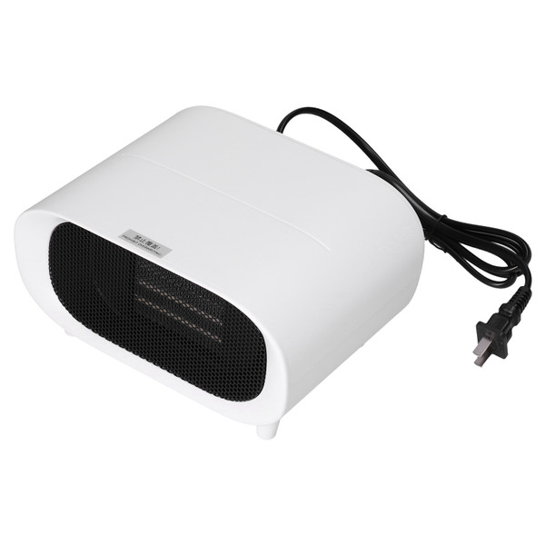 Home Fast Heater Portable Small Desktop Fast Heating Electric Heater Dumping Power OffWhite