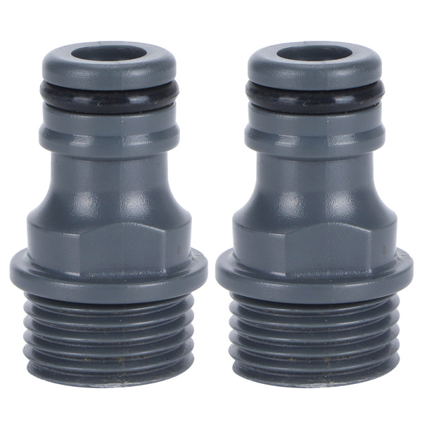 2Pcs G1/2 Male Thread Quick Connector Nipple Garden Hose Tap Nipple Adapter Irrigation Tool