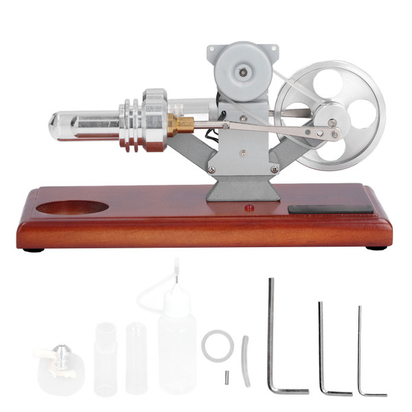 Hot Air Stirling Engine Motor External Combustion Engine Educational Toy for Children Science Projects Physics/Mechanical Learning