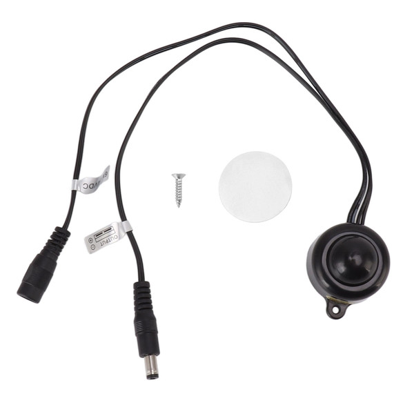 Motion Activated Sensor Detector Switch for Cabinet Light PIR Infrared Motion Sensing Switch DC6‑24V