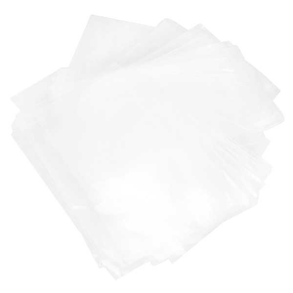 100Pcs Ice Cream Bags Transparent Rectangular Shape Candy Chocolate Bags for Home Wedding Outdoor10x16cm