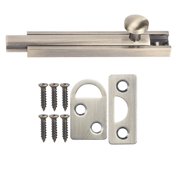 Copper Bolt Latch Lock Home Safety Gate Hardware Window Catch Lock Household Tool