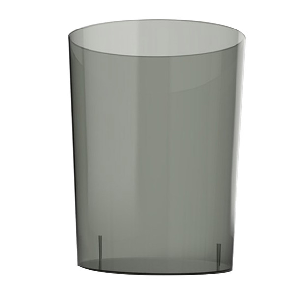 PET Transparent Trash Can Luxury Large Capacity Multipurpose Garbage Bin for Home Kitchen Office Small