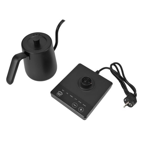 Electric Gooseneck Kettle with 5 Temperature Control Presets 1000W 800ml Pour Over Kettle for Coffee Tea Hot Water Boiler EU Plug 220V
