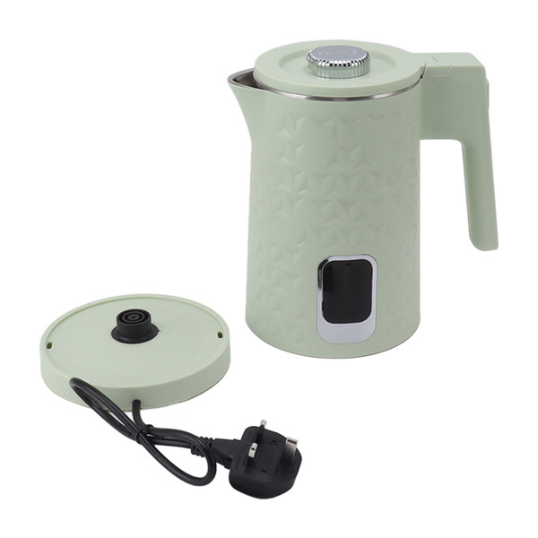 2000W 2L Stainless Steel Electric Hot Water Kettle Automatic Shut Off Double Wall Electric Tea Kettle Green