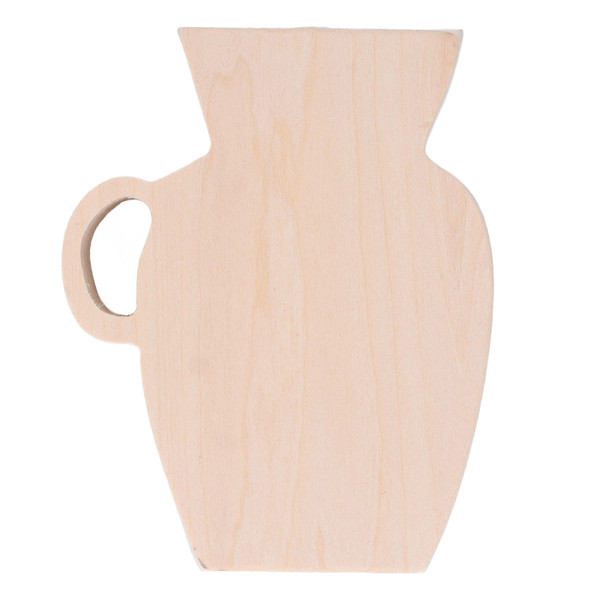 Wood Vase Simple Vintage Style Natural Pinewood Durable Sturdy Odorless Unpainted Wooden Flower Vase
