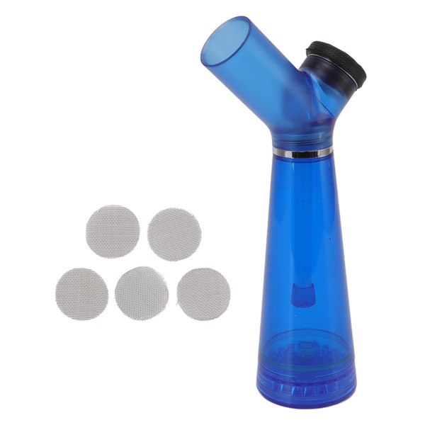 Hookah Pipes Smoking Water Pipes Tobacco Dry Burning Hookah with Tobacco Grinder Blue