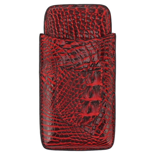 Travel Cigar Case Leather Soft Touch Fashion Appearance Portable Cigar Pouch for 3 Cigars 66