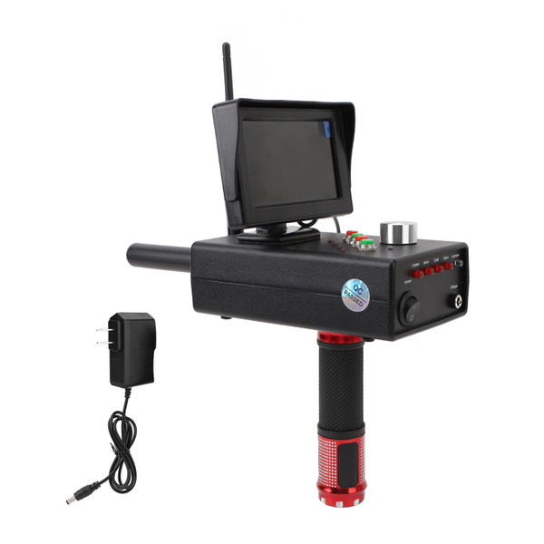 Metal Detector with Display Screen 25m Depth 1200m Range Sensitive 1000mAh Underground Metal Scanner for Gold Silver Copper 100‑240V US Plug 100‑240V