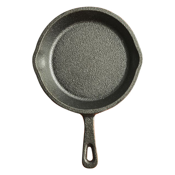Small Frying Pan Cast Iron Handle Desing Nonstick Mini Sizzling Plate Egg Pan for Home Large Size 16cm Handle