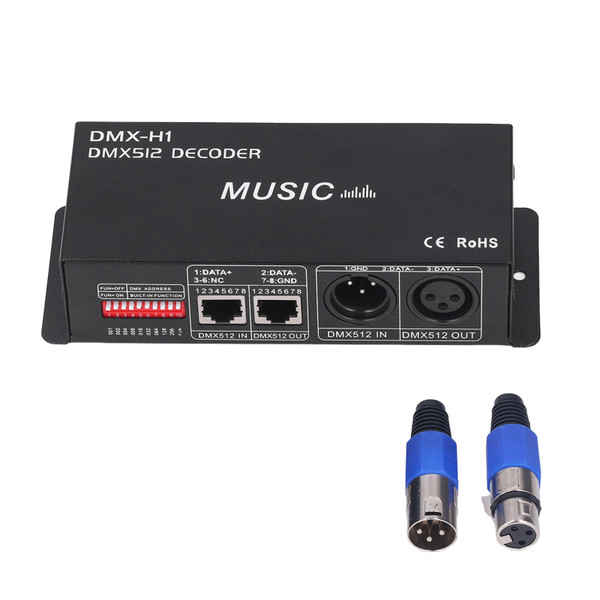 4 Channel DMX 512 Decorder Adjustable RGB Dimming LED Decorder Controller for Bars Hotels Sober Bars4A