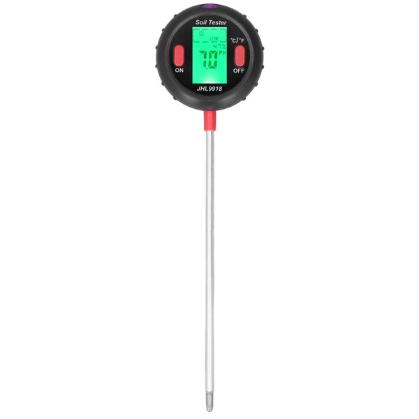 Soil Moisture Meter 5 in 1 Multifunctional High Accuracy Wide Application Stable Durable Soil PH Meter