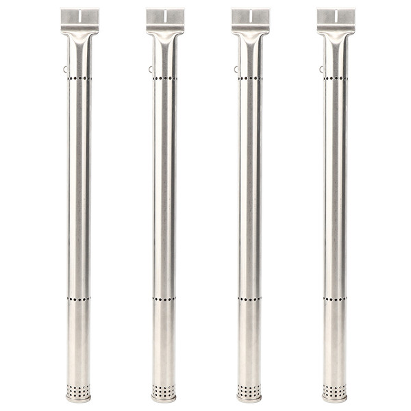 4Pcs Stainless Steel Grill Burners Tube Replacement Accessories Fit for Charbroil