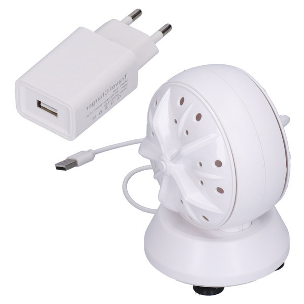 Mini Washing Machine Portable Multifunctional Washer Ultrasonic Washing Machine 100‑240VEU Plug Automatic Dual Turbine 24W