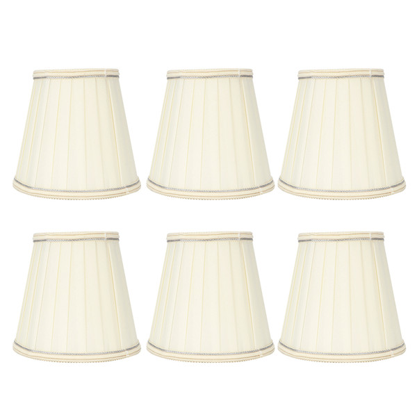 6PCS Modern Fabric Lampshade Light Cover Decoration for Home Chandelier Wall Pendant Lamp