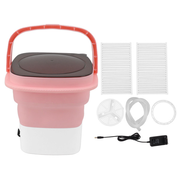 Portable Washing Machine Foldable Mini Small Portable Washer Washing Machine for Apartment Laundry Travel 100‑240V