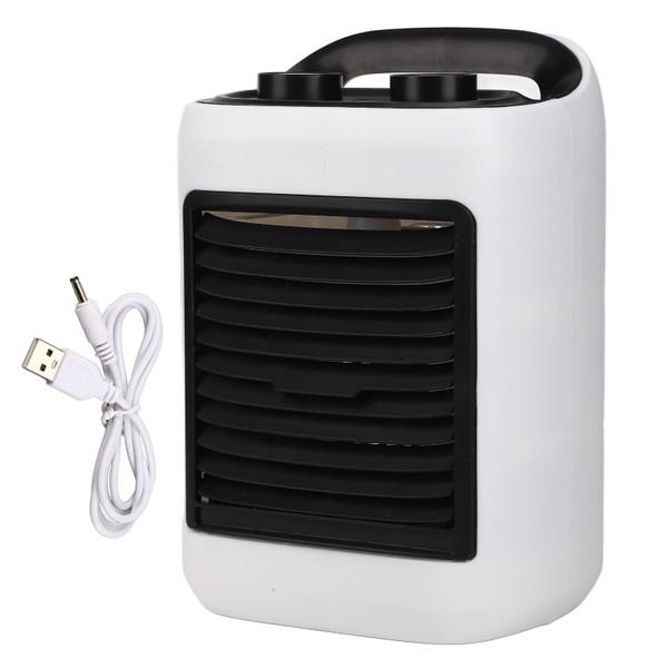 Air Conditioner Fan Multifunction USB 3 Speeds Wind Wide Angles Fast Cooling Portable Desktop Cooling Fan