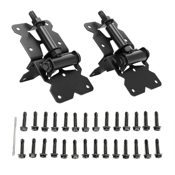 2Pcs Stainless Steel Fence Gate Hinge Garden Door Hinges Garden Hardware Accessories
