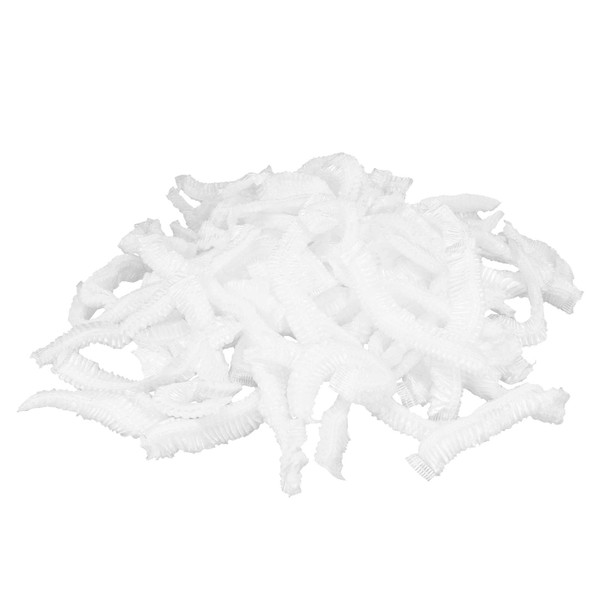 100Pcs Disposable Bath Cap Waterproof Dustproof Shower Hat for Bathroom Hotel Travel