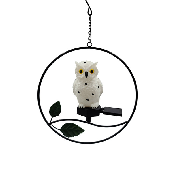 LED Solar Garden Light Outdoor Garden Lamp Waterproof Hanging Patio Decorative Owl Light