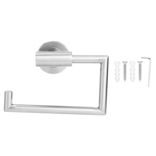 Brushed Toilet Paper Holder Stainless Steel Tissue Paper Towel Rack for Bathroom
