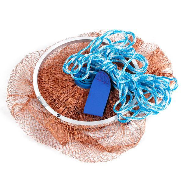 Outdoor American Style Hand Cast Fishing Net Nylon Fishing Mesh Net for Bait Fish3.6m
