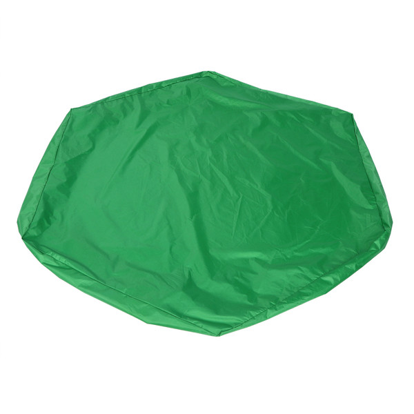 Sandbox Cover Hexagon Sandpit Sand Toys Cover Waterproof Pool Cover with Drawstring for Outdoor Garden Green
