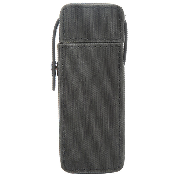 Cigarette Case PU Waterproof Buckle Design Retro Delicate Cigarette Box Gifts for Men Black