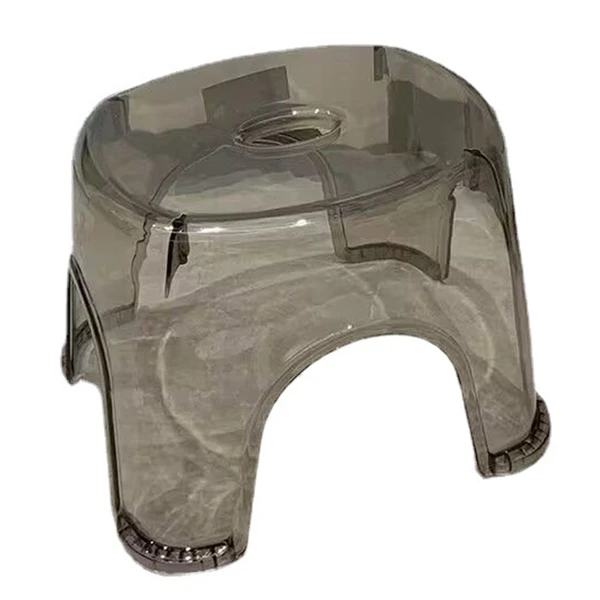 Plastic Stool Sturdy Lightweight Non Slip Bottom Household Small Stool for Bathroom Entrance Living Room S (31x25x21cm/12.2x9.8x8.3in)