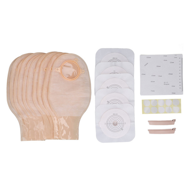 Colostomy Bag Nonwoven ABS Leak Proof Portable Ostomy Pouch for Ileostomy Stoma Care Update Model