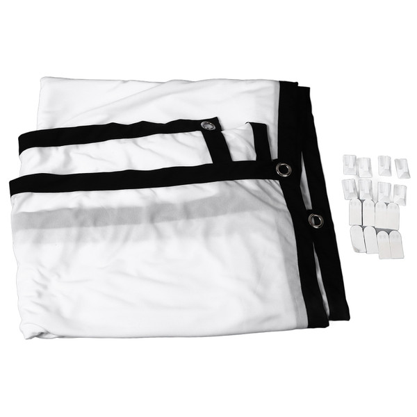 120in Projector Screen Foldable Soft Polyester Outside Projection Movies Screens for Home Camping Party