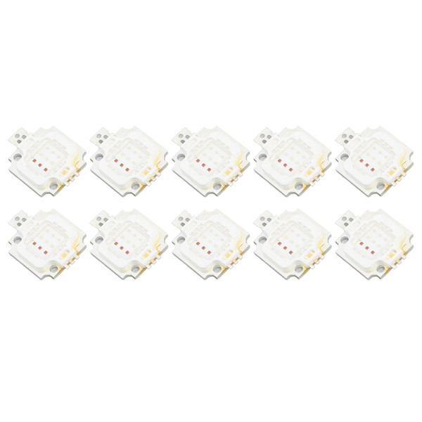 10Pcs COB Light Panel Emitter Components Diode Super Bright 10W RGB DIY Lighting Lamp Beads