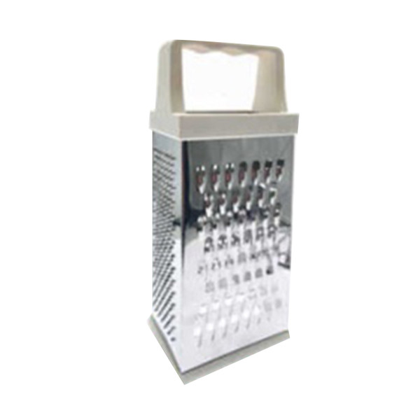 4 Sided Box Grater 9inch Stainless Steel Removable Professional Cheese Grater with Ergonomic Handle for Fruits Vegetables